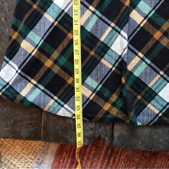 JH plaid dress, women’s size large.  Green plaid/ tartan. - Picture 6 of 8